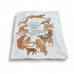 80s Jim Morris Anti Fur T-Shirt - Size XL